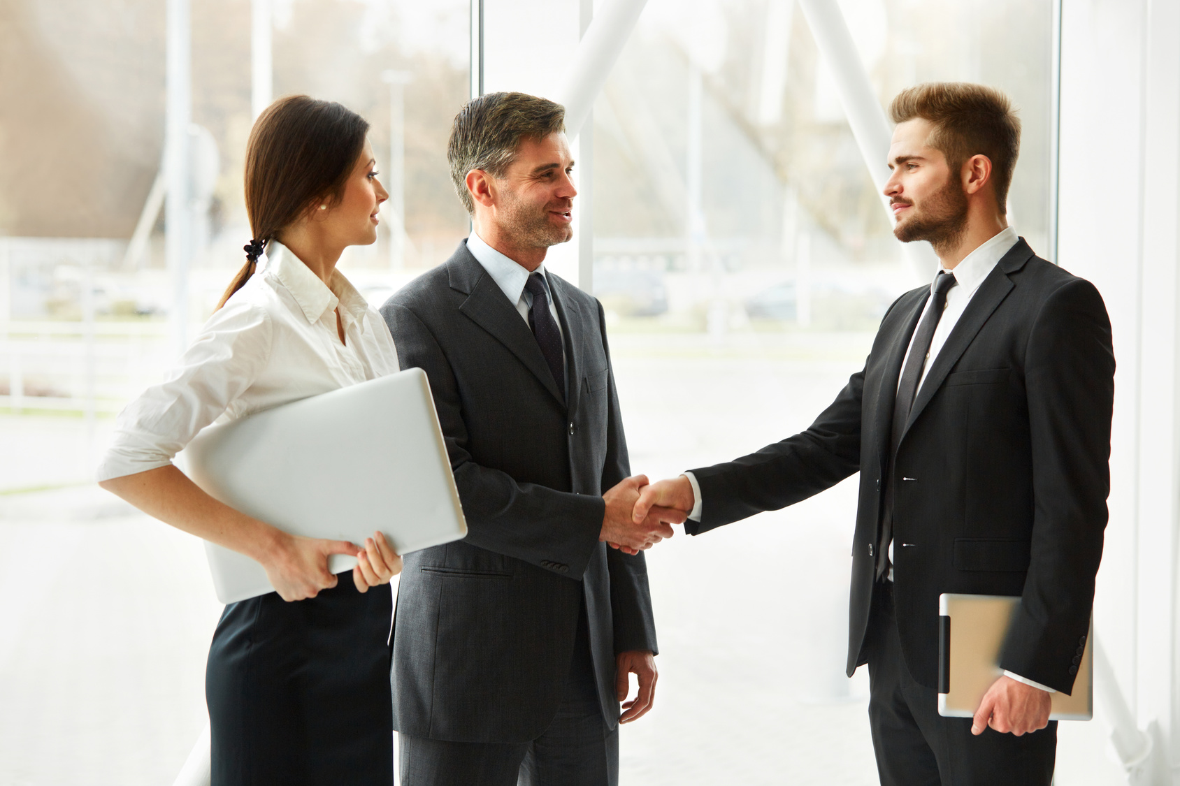 Business People. Successful Business Partner Shaking Hands in th